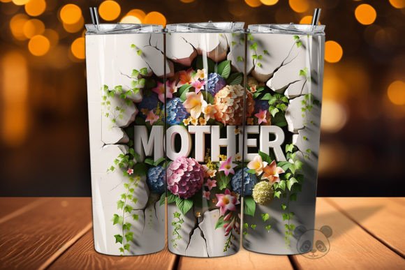 Download Mother 3D Mother's Day Tumbler Wrap - Tumbler Collection