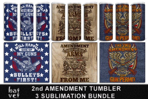 Download 2nd Amendment Sublimation Tumbler Design - Tumbler Collection