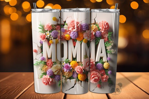 Download Momma 3D Mother's Day Tumbler Wrap - Tumbler Collection