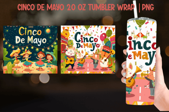 Download Cinco De Mayo Tumbler Wrap - Sublimation - Tumbler Collection
