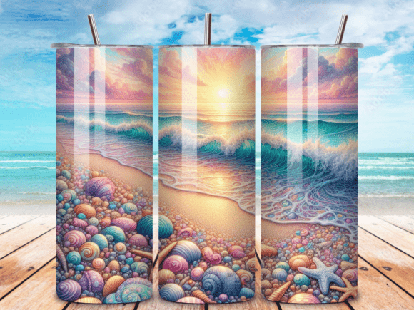 Download Beach Tumbler Wrap Tumbler Wrap PNG - Tumbler Collection