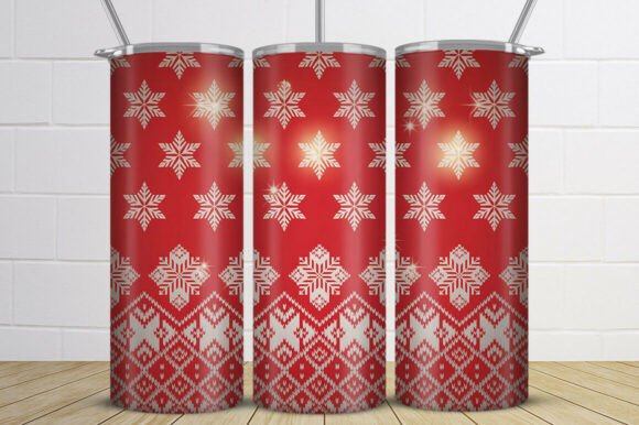 Download Nordic Snowflake Christmas Tumbler Wrap - Tumbler Collection