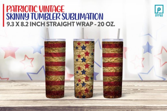 Download Patriotic Vintage Tumbler Sublimation 6 - Tumbler Collection