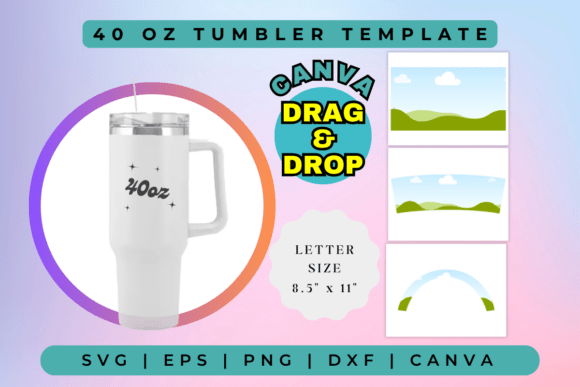 Download 40oz Tumbler Template - Tumbler Collection