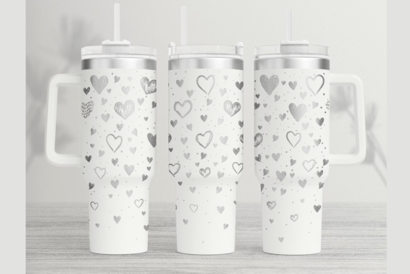 Download Shower of Heart 40oz Laser Tumbler Wrap - Premium Resources