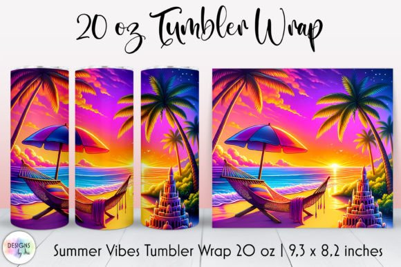 Download Tropical Summer Tumbler Wrap Design - Tumbler Collection