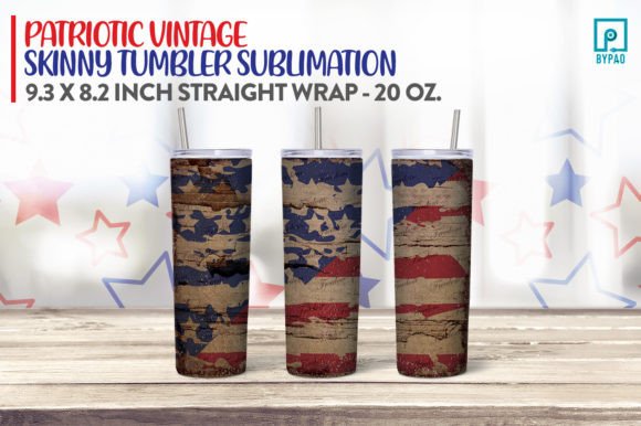 Download Patriotic Vintage Tumbler Sublimation 9 - Tumbler Collection