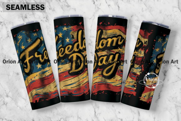 Download Freedom Day USA Flag Tumbler Wrap PNG - Tumbler Collection