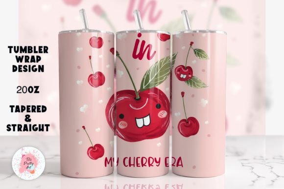 Download Cherry Tumbler Wrap 20oz Sublimation - Tumbler Collection