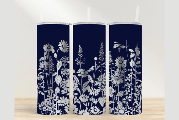 Download Wildflower 20oz Laser Tumbler Wrap SVG - Premium Resources