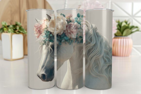 Download Horse Seamless 20oz Straight Tumbler - Tumbler Collection