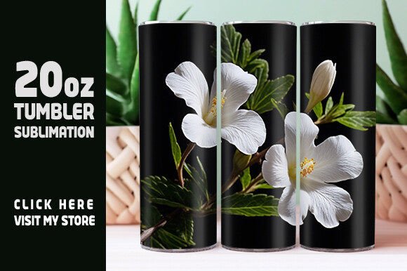 Download Rose Tumbler Wrap Design 20oz - Tumbler Collection