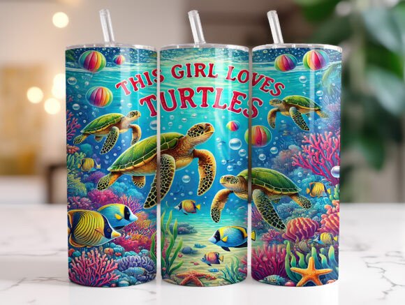 Download Just a Girl Who Loves Turtles Tumbler - Tumbler Collection