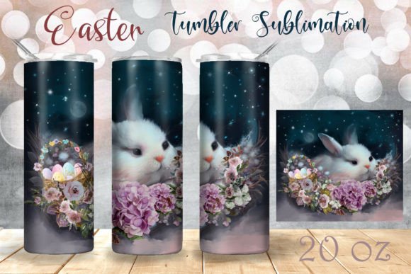 Download Bunny Easter Tumbler Sublimation 20 Oz - Tumbler Collection