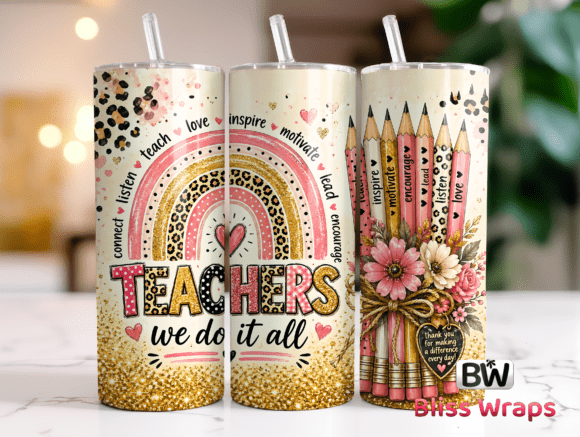 Download Teacher Tumbler Wrap Sublimation - Tumbler Collection