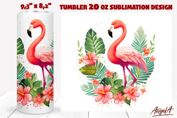Download Flamingo Tumbler Wrap / Summer Tumbler - Tumbler Collection