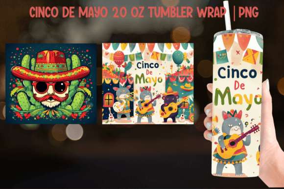 Download Cinco De Mayo Tumbler Wrap - Sublimation - Tumbler Collection