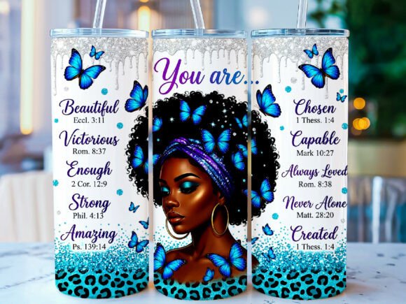Download Black Queen 20oz Skinny Tumbler Wrap - Tumbler Collection