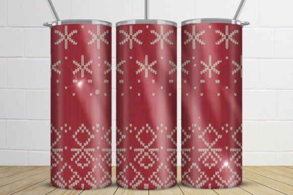 Download Nordic Snowflake Christmas Tumbler Wrap - Tumbler Collection