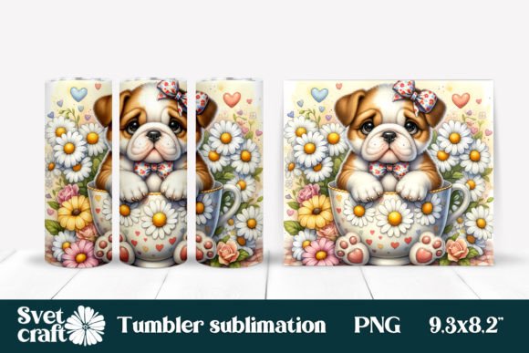 Download Cute Dog Sublimation Tumbler Design - Tumbler Collection
