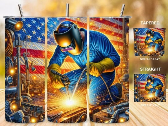Download Patriotic American Flag Welding Tumbler - Tumbler Collection