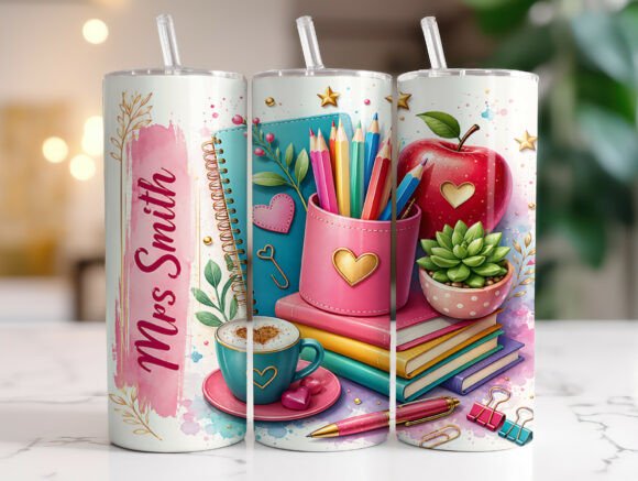Download Teacher Tumbler Wrap PNG Sublimation - Tumbler Collection