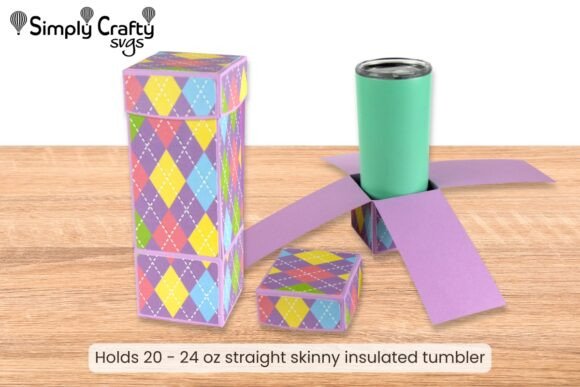 Download Straight Skinny Tumbler Explosion Box SVG - Tumbler Collection