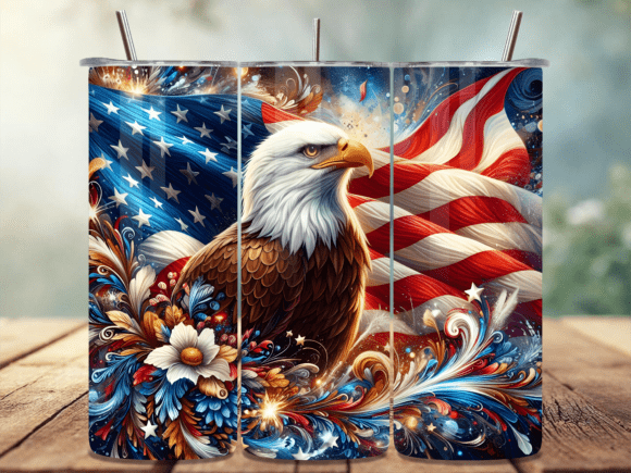Download American Bald Eagle Tumbler Wrap PNG - Tumbler Collection
