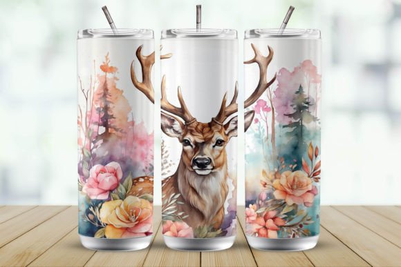 Download Hunting Deer 20 Oz Tumbler Wrap - Tumbler Collection