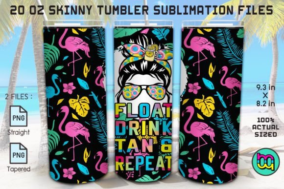 Download Float Drink Tan Repeat Flamingo Tumbler - Tumbler Collection