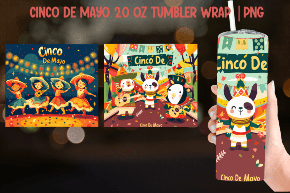 Download Cinco De Mayo Tumbler Wrap - Sublimation - Tumbler Collection