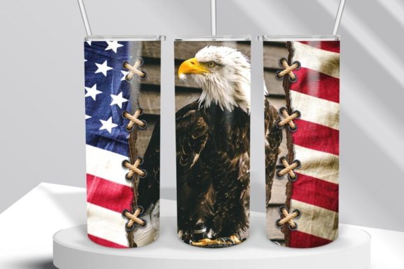 Download Patriotic Eagle Tumbler PNG Sublimation - Tumbler Collection