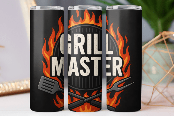 Download Grill Master Father Tumbler Wrap 20oz - Tumbler Collection