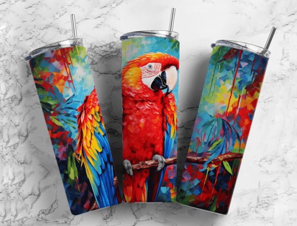Download Parrot Bird Exotic 20oz Tumbler Design - Tumbler Collection