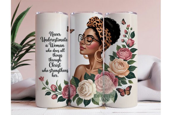 Download Bible Verse Motivational Tumbler Wrap - Tumbler Collection