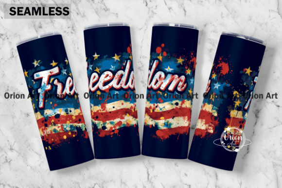 Download Freedom USA Flag Tumbler Wrap PNG - Tumbler Collection