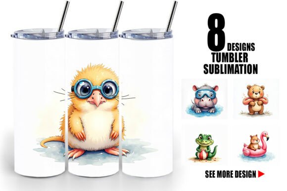 Download Ugly Cute Awkward Pool Tumbler Wrap - Tumbler Collection
