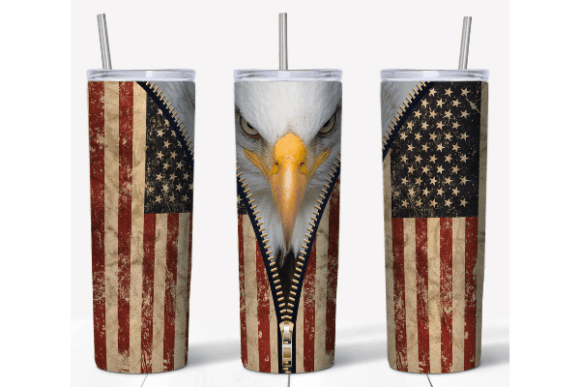 Download American Flag Eagle Tumbler - Tumbler Collection