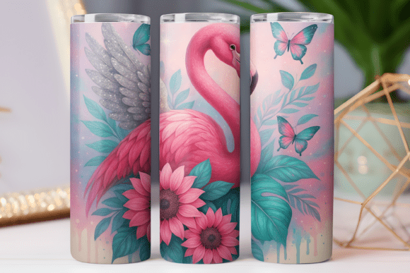 Download Flamingo Animal Tumbler Wrap for 20oz - Tumbler Collection