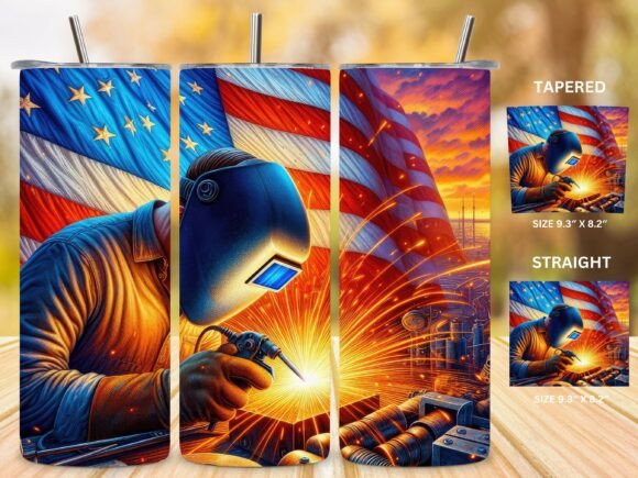 Download Patriotic American Flag Welding Tumbler - Tumbler Collection