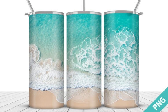 Download Tropical Sunset Beach Tumbler Wrap PNG - Tumbler Collection