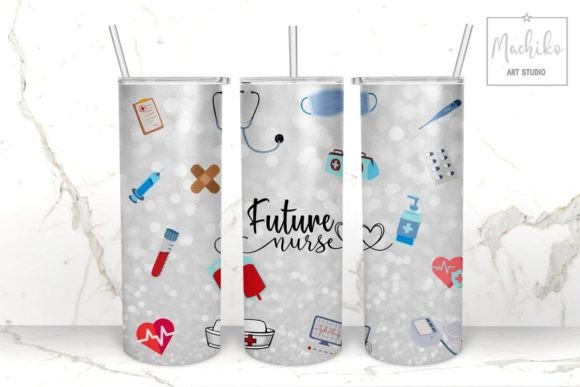 Download Future Nurse 20 Oz Skinny Tumbler Design - Tumbler Collection