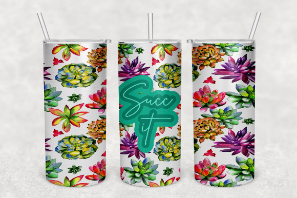Download Sublimation Tumbler Design Succulent - Tumbler Collection