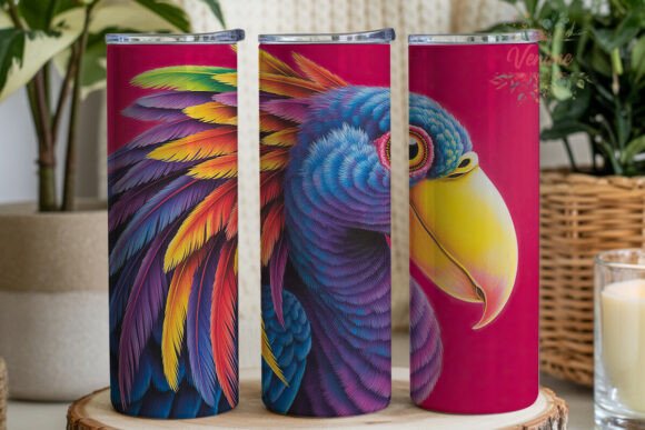 Download Vibrant Exotic Bird 20oz Tumbler Design - Tumbler Collection