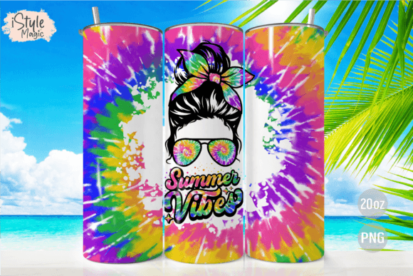 Download Summer Vibes 20oz Tumbler Wrap PNG - Tumbler Collection