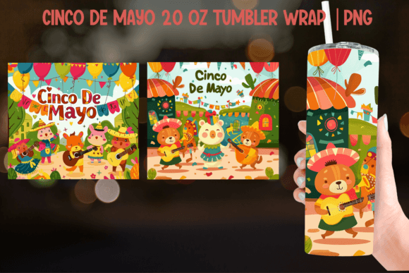 Download Cinco De Mayo Tumbler Wrap - Sublimation - Tumbler Collection