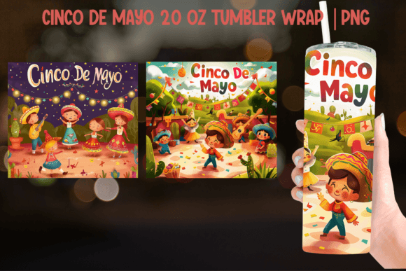 Download Cinco De Mayo Tumbler Wrap - Sublimation - Tumbler Collection