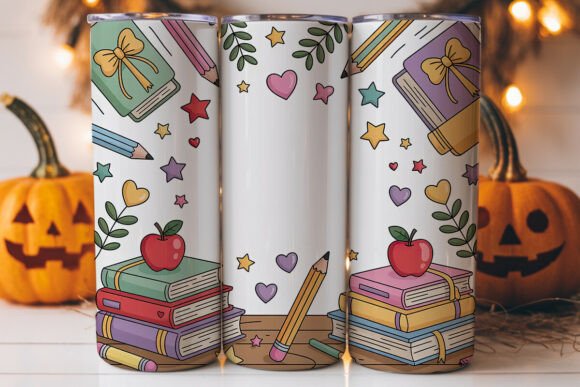 Download Back to School Tumbler Wrap - Tumbler Collection