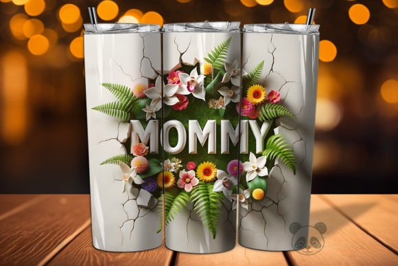 Download Mommy 3D Mother's Day Tumbler Wrap - Tumbler Collection