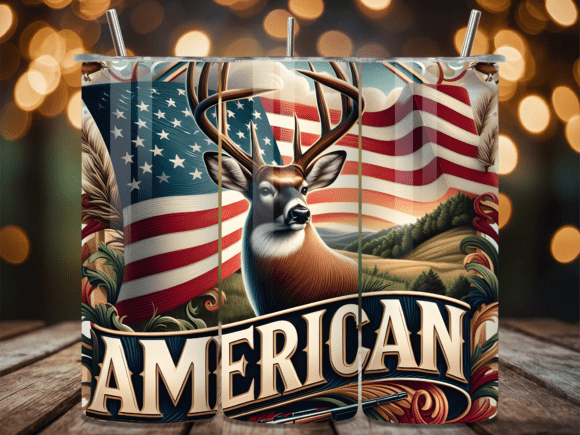 Download Vintage Buck American Tumbler Wrap - Tumbler Collection